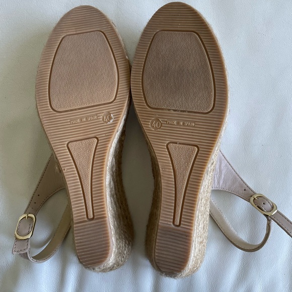 Browns Slingback Espadrilles Size 40 - 9 - Picture 6 of 9